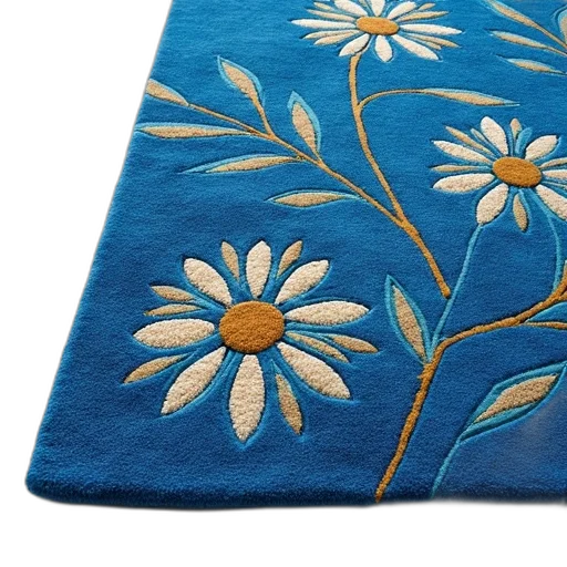 flower, dress, crown, jacket, photorealistic, blue, close-up, view transparent PNG cut-out