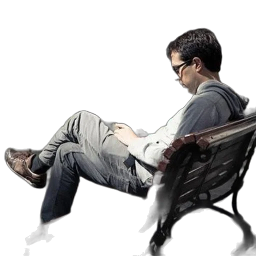 furniture, concept art, photorealistic, 3d render, pixel art, man, gray, hoodie transparent PNG cut-out