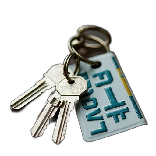 key, chain, florida, license transparent PNG cut-out