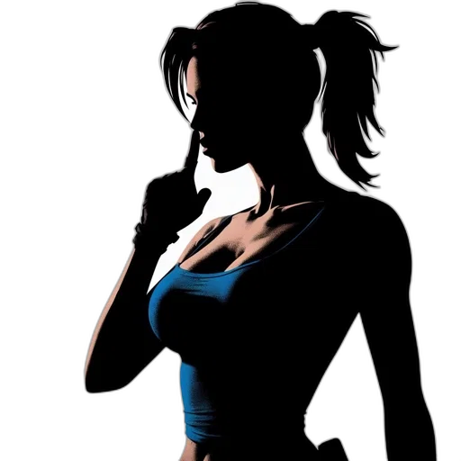 comic book art, cartoon, concept art, fantasy art, blue, illustration, portrays, woman transparent PNG cut-out