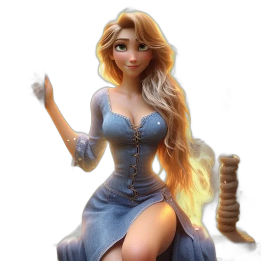dress, staff, fantasy art, concept art, 3d render, cartoon, fire, serene transparent PNG cut-out