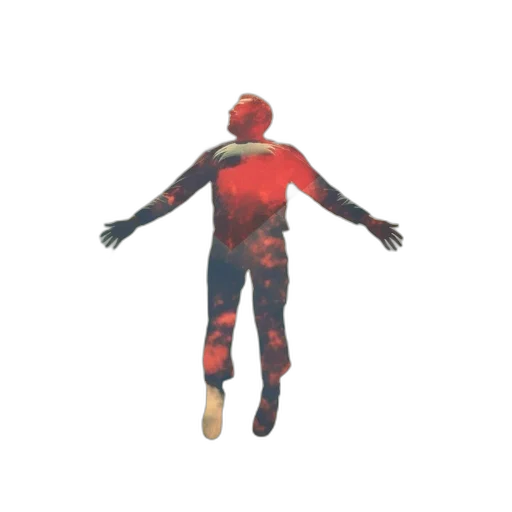 creature, jacket, animal, mask, concept art, pixel art, 3d render, watercolor transparent PNG cut-out