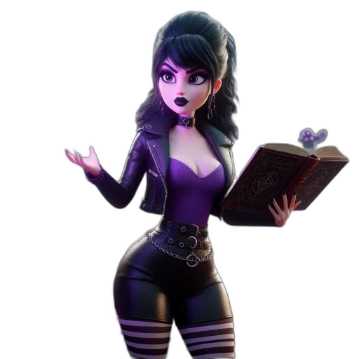 staff, concept art, fantasy art, 3d render, comic book art, dark, animated, character transparent PNG cut-out