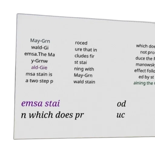 diagram, illustrating, may-grnwald-gi, emsa, staining, process, which, involves transparent PNG cut-out
