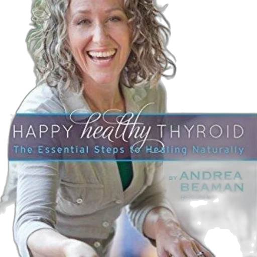 book, cover, titled, happy, healthy, thyroid, essential, steps transparent PNG cut-out