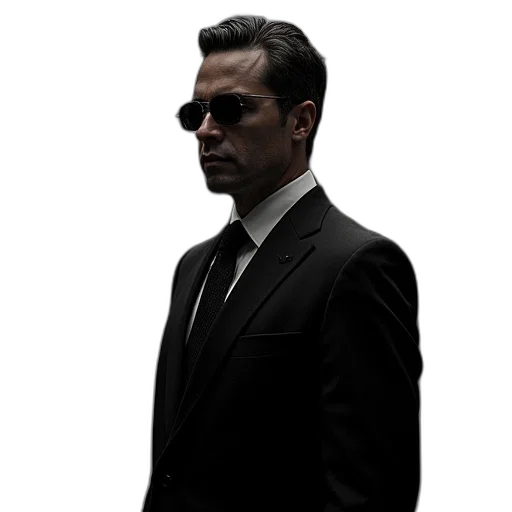 jacket, face, staff, mask transparent PNG cut-out