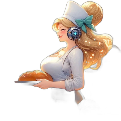 dress, staff, hat, concept art, fantasy art, pixel art, cartoon, pastel transparent PNG cut-out