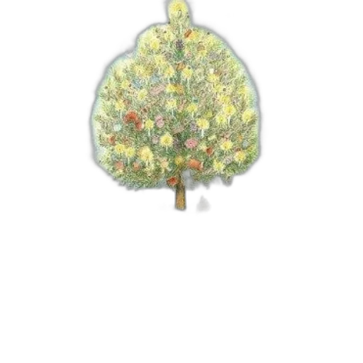 jewelry, tree, crown, staff, watercolor, photorealistic, oil painting, 3d render transparent PNG cut-out