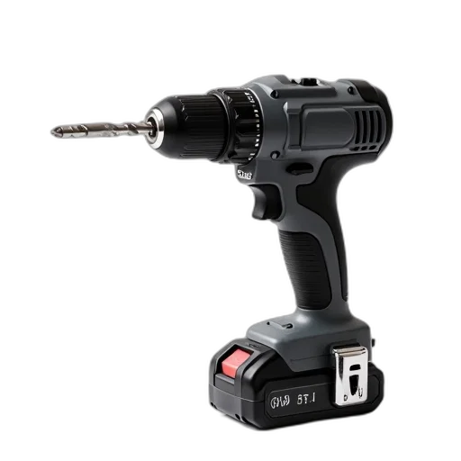 staff, weapon, robot, black, gray, cordless, drill, handle transparent PNG cut-out