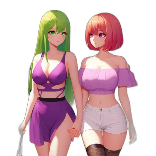 dress, pixel art, 3d render, concept art, vaporwave, beach, green, neon transparent PNG cut-out