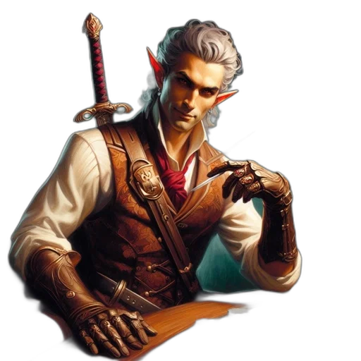 sword, staff, weapon, jacket, concept art, fantasy art, photorealistic, pixel art transparent PNG cut-out