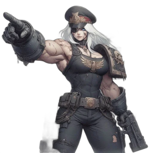 weapon, hat, staff, concept art, comic book art, fantasy art, cyberpunk, war transparent PNG cut-out