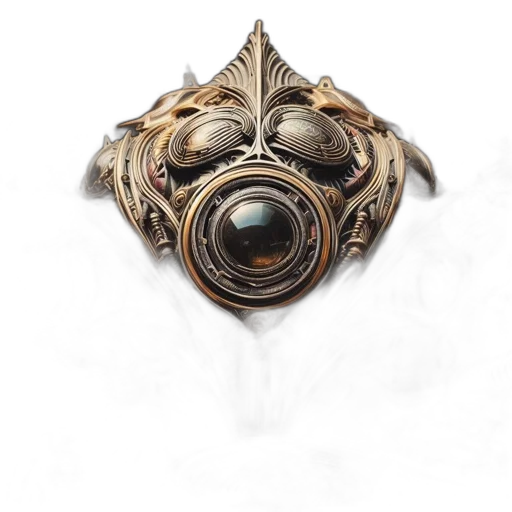 mask, crown, jewelry, face, concept art, fantasy art, photorealistic, 3d render transparent PNG cut-out