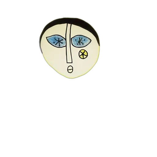 mask, face, jewelry, staff, pixel art, cartoon, anime, concept art transparent PNG cut-out