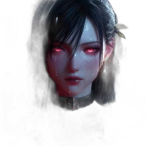 face, mask, robot, creature, concept art, fantasy art, cyberpunk, anime transparent PNG cut-out