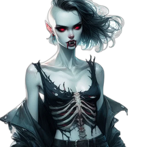 fantasy art, concept art, comic book art, photorealistic, dark, red, blue, monochrome transparent PNG cut-out