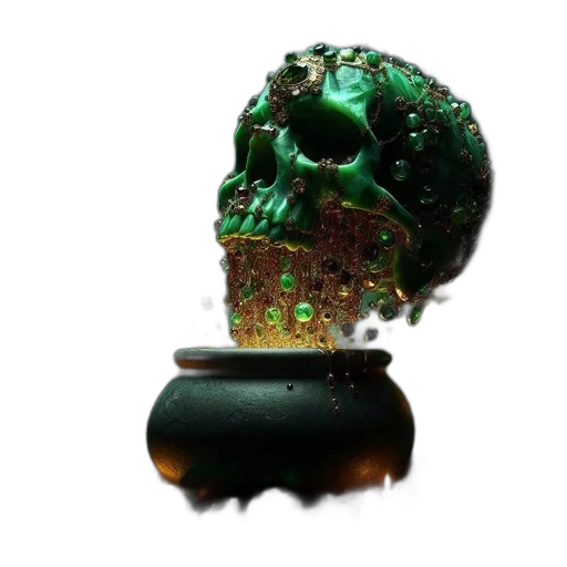 crown, jewelry, mask, bottle, 3d render, photorealistic, concept art, fantasy art transparent PNG cut-out