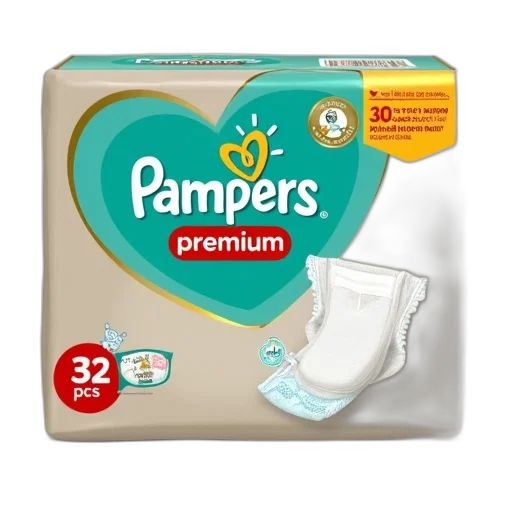 pampers, premium, protection, pants transparent PNG cut-out