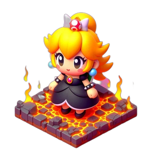 crown, staff, weapon, pixel art, concept art, 3d render, fantasy art, fire transparent PNG cut-out