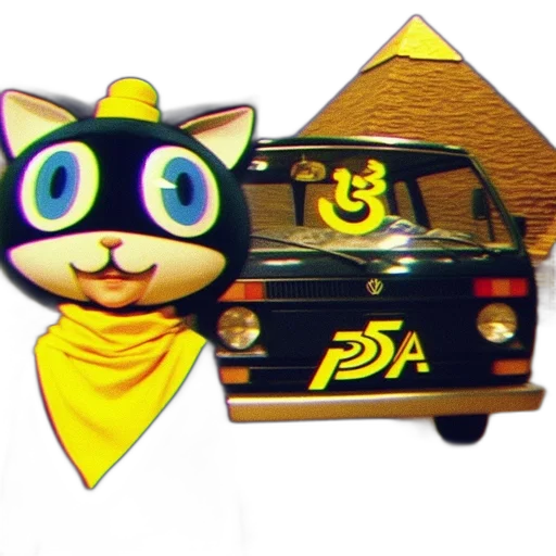 car, mask, animal, 3d render, concept art, photorealistic, vaporwave, individual transparent PNG cut-out