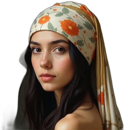 hat, crown, face, jewelry, photorealistic, oil painting, fantasy art, concept art transparent PNG cut-out