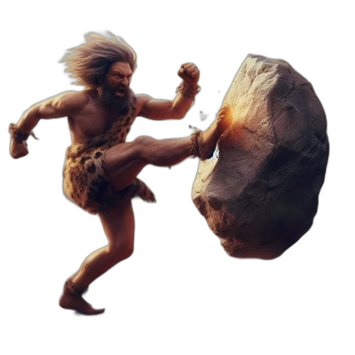 creature, weapon, animal, hair, concept art, fantasy art, 3d render, photorealistic transparent PNG cut-out
