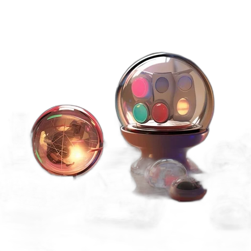 jewelry, robot, 3d render, concept art, photorealistic, outer space, futuristic, setting transparent PNG cut-out