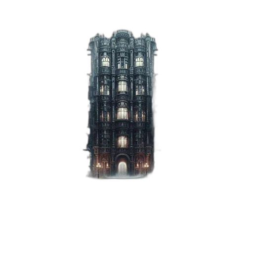 building, dress, car, robot, 3d render, concept art, photorealistic, pixel art transparent PNG cut-out