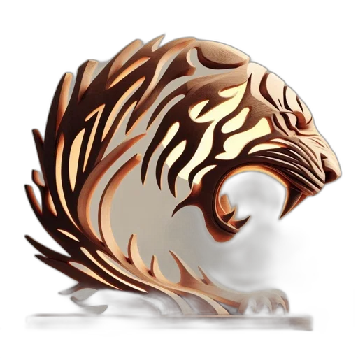 animal, jewelry, creature, crown, 3d render, fantasy art, photorealistic, concept art transparent PNG cut-out