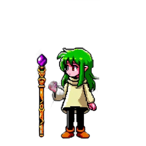 staff, sword, weapon, umbrella, pixel art, concept art, fantasy art, cartoon transparent PNG cut-out