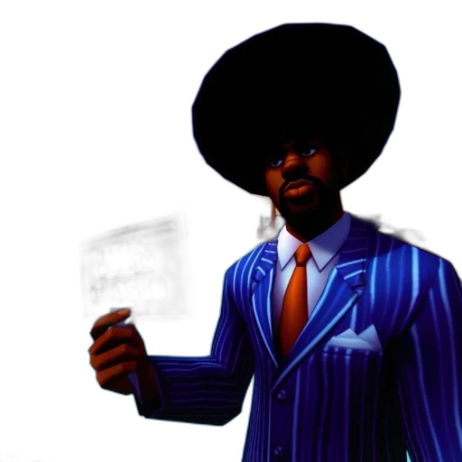 staff, hat, concept art, comic book art, photorealistic, cartoon, blue, animated transparent PNG cut-out