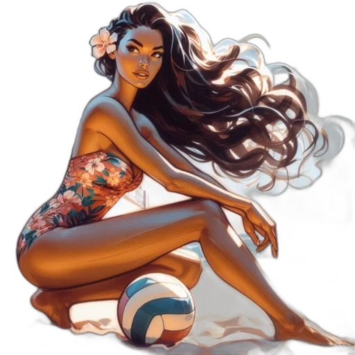 dress, fantasy art, concept art, photorealistic, comic book art, beach, underwater, golden transparent PNG cut-out