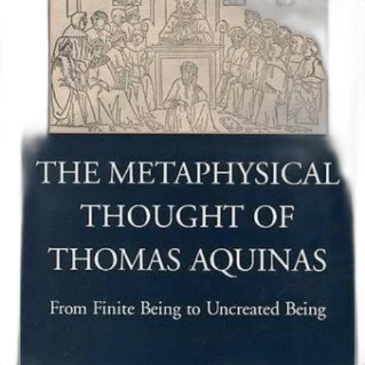 metaphysical, thought, thomas, aquinas, book, cover, black, background transparent PNG cut-out