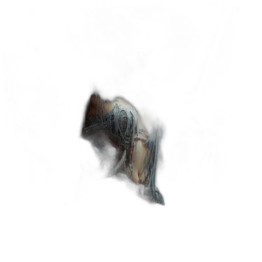creature, hair, dragon, mask, photorealistic, concept art, oil painting, 3d render transparent PNG cut-out