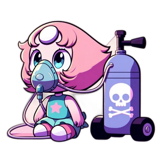 bottle, robot, weapon, creature, vaporwave, pixel art, concept art, cartoon transparent PNG cut-out