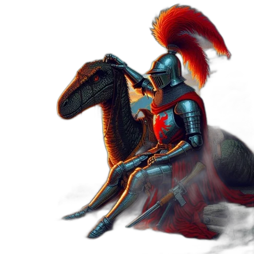 dragon, sword, weapon, animal, fantasy art, concept art, pixel art, 3d render transparent PNG cut-out