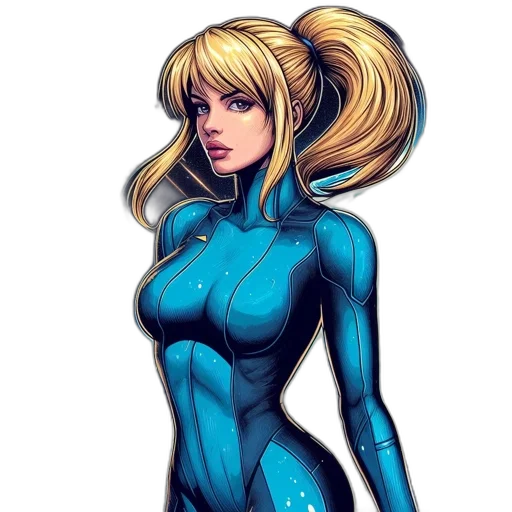 robot, comic book art, concept art, cartoon, anime, blue, futuristic, sci-fi transparent PNG cut-out