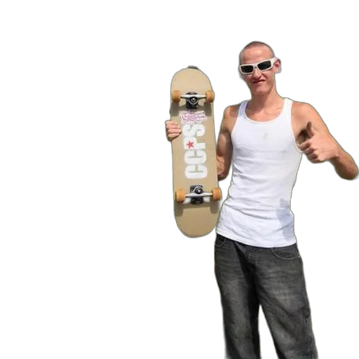 3d render, concept art, photorealistic, man, white, tank, top, holds transparent PNG cut-out