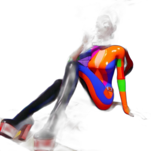 robot, creature, shoes, mask, 3d render, concept art, photorealistic, comic book art transparent PNG cut-out