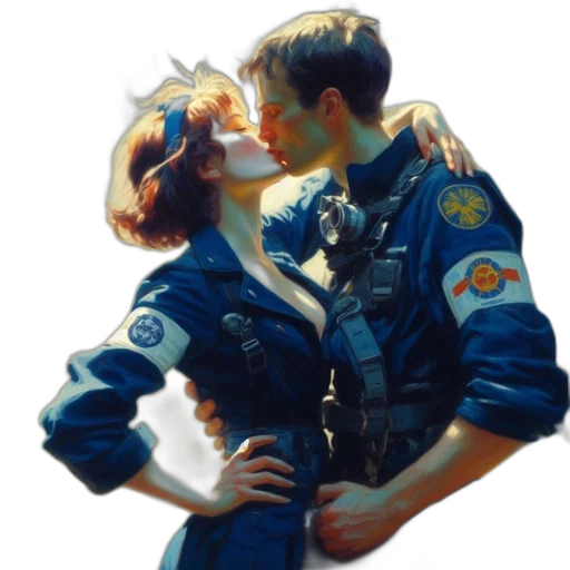 jacket, concept art, photorealistic, comic book art, cyberpunk, outer space, fire, neon lights transparent PNG cut-out
