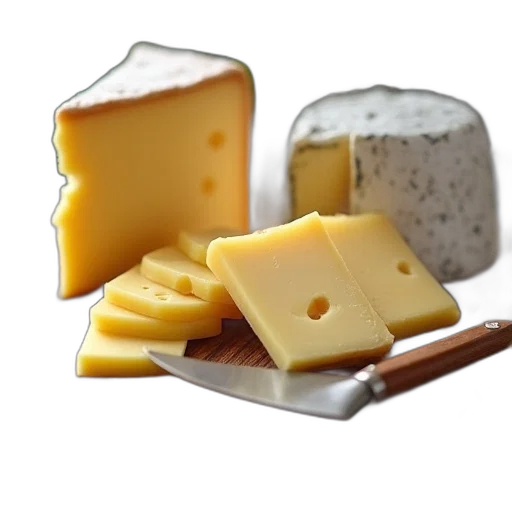 food, crown, 3d render, blue, monochrome, cheeseboard, cheese, knife transparent PNG cut-out