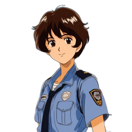 staff, face, jacket, weapon, anime, cartoon, concept art, pixel art transparent PNG cut-out