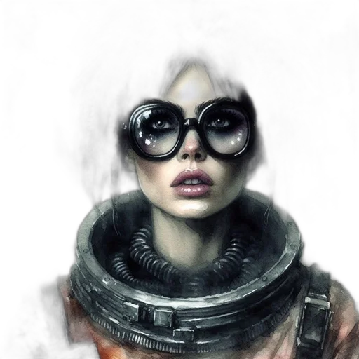 mask, face, robot, comic book art, fantasy art, concept art, photorealistic, outer space transparent PNG cut-out