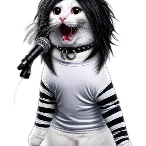 animal, staff, cartoon, concept art, photorealistic, fantasy art, anthropomorphized, white transparent PNG cut-out