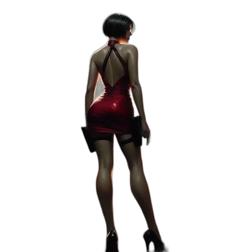 dress, staff, jacket, shoes, concept art, 3d render, photorealistic, pixel art transparent PNG cut-out