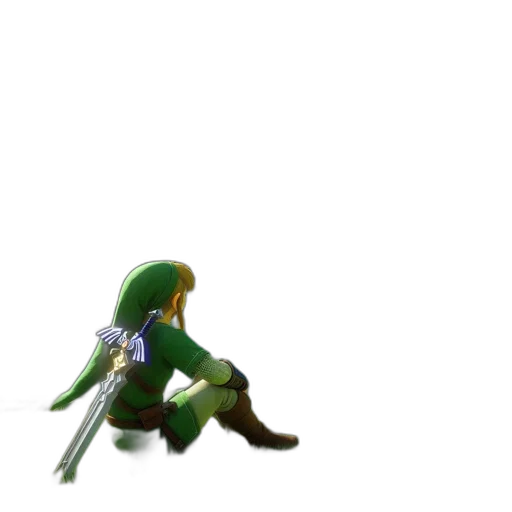 weapon, sword, creature, dragon, 3d render, concept art, pixel art, green transparent PNG cut-out