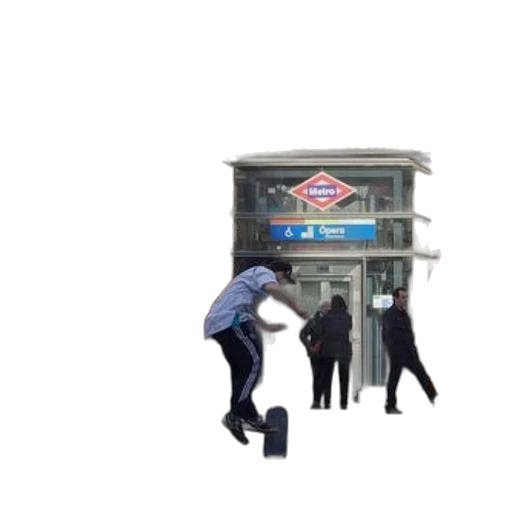 building, staff, jacket, mask, 3d render, concept art, photorealistic, pixel art transparent PNG cut-out