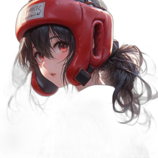 mask, hat, face, robot, anime, concept art, photorealistic, cyberpunk transparent PNG cut-out