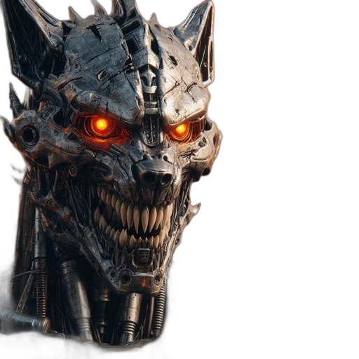 mask, robot, face, creature, concept art, 3d render, fantasy art, comic book art transparent PNG cut-out