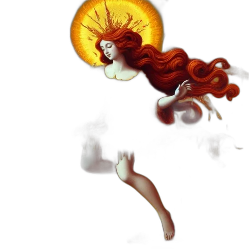 hair, staff, dress, fantasy art, concept art, pixel art, photorealistic, fire transparent PNG cut-out